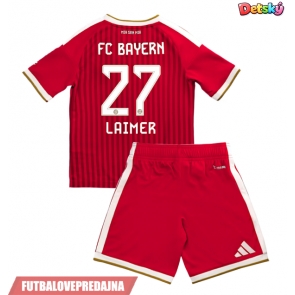 Lacne Dětský Futbalové dres Bayern Munich Konrad Laimer #27 2026-27 Krátky Rukáv - Domáci (+ trenírky)